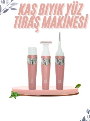 3 İn 1 Epilasyon Aleti Hassas Ciltlere Özel Uzun Ömürlü Kaş Yüz Burun