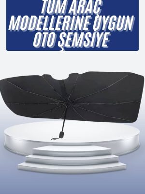 Oto Ön Cam Güneşliği Otomatik Katlanabilir Gölgelik Oto Cam Şemsiye