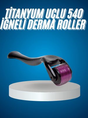 Titanyum Uçlu Derma Roller 540 İğneli 1 mm Gözenek Azaltıcı Akne İzlerine Uygun