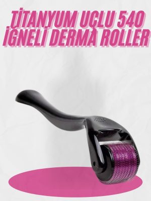 Dermaroller Titanyum 540 Iğneli 1 Mm Saç Kaş Sakal Serum Kullanıma Uygun