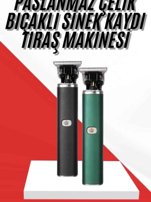 Saç Sakal Ense Paslanmaz Çelik T-Bıçak Vücut Tıraş Makinesi