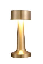 Altın Rengi Masa ve Gece Lambası Dokunmatik Şarjlı Masa Lambası - Görsel 4