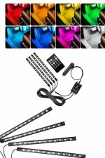 RGB Işıklı Araç İçi Aydınlatma Kumandalı 12'li Led Işık Renk Değiştirebilen - Görsel 2