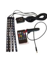 Araç İçi Ayak Altı Led 12 Led Işık Sese Müziğe Duyarlı RGB Işıklı Aydınlatma Seti - Görsel 4