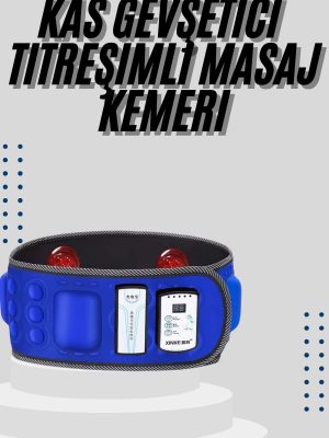Göbek İnceltme Kemeri Kas Gevşetici Masaj Aleti Titreşimli Masaj Kemeri