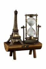 Eyfel Kuleli Kum Saati Dekoratif Hediyelik Eşya Retro Eyfel Kulesi - Görsel 5