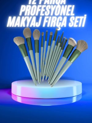 13 Parça Makyaj Fırça Seti Far Kontür Aydnlatıcı Fırçası İz Bırakmaz Hafif ve Yumuşak