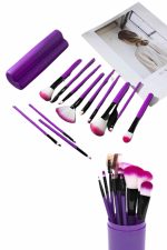 12 Parça Profesyonel Makyaj Fırçası Far Fırçası Allık Fırçası Yumuşak Kıllı - Görsel 3