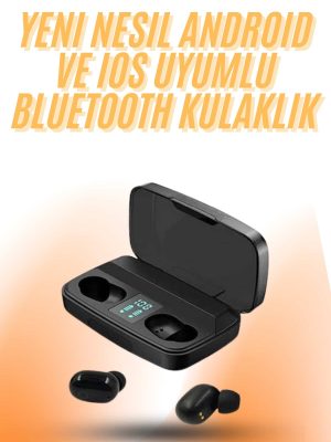 TWS Bluetooth Kulaklık 5.0 Bluetooth Bağlantılı Dokunmatik Kontrol Özelliği