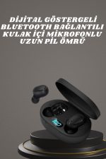 Bluetooth Kulaklık TWS Yüksek Ses Kaliteli Kesintisiz Dijital Göstergeli Kulaklık - Görsel 2