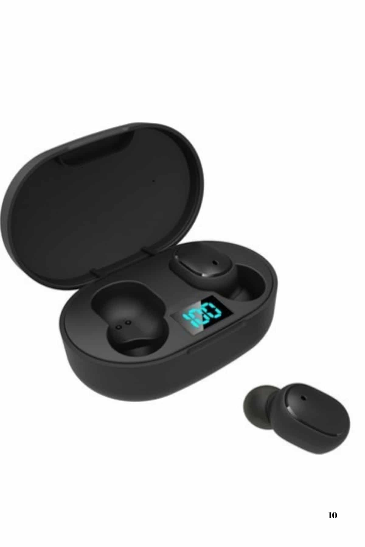 1214755_10-172.jpg Kablosuz Kulak İçi Bluetooth Kulaklık Stereo Dokunmatik Kontrollü Kulaklık - Görsel 5