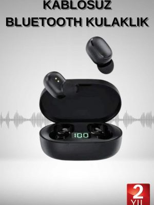 TWS Bluetooth Kulaklık Kulak İçi Kablosuz Dijital Göstergeli Çağrı Cevaplayabilen