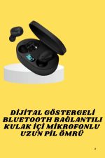 TWS Bluetooth Kulaklık Kulak İçi Kablosuz Dijital Göstergeli Çağrı Cevaplayabilen - Görsel 2