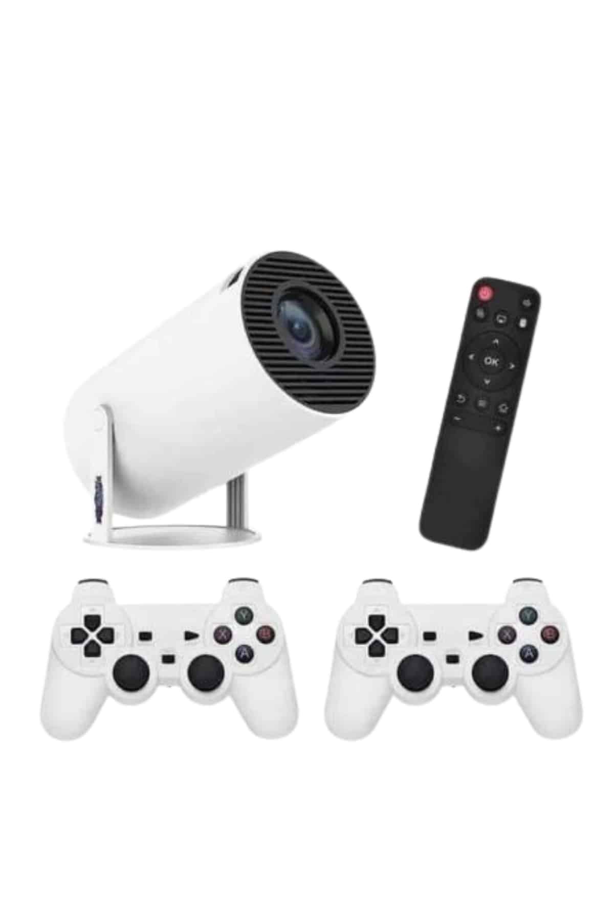 1214765_3-169.jpg 4K Wireless Çift Kollu Kumandalı Oyun Projeksiyonu Retro Video Oyunu - Görsel 3