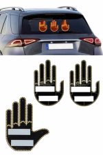 Kumandalı El Led Araba İçi 4 Farklı Mod El Orta Parmak Led - Görsel 2