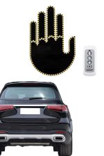 Uzaktan Kumandalı El Orta Parmak Led Araç Camına Özel - Görsel 5