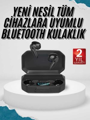 Kulak İçi Bluetooth Kulaklık Rgb Işıklı Çift Mikrofonlu iOS/Android Uyumlu BT 5.2