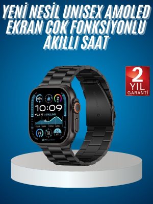 Akıllı Saat 3 Kordonlu Waterproof Adımsayar, Titreşim ve GPS Özelliği