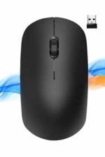 Ergonomik Tasarım Kablosuz Siyah Mouse Hassas Uzun Ömürlü - Görsel 5