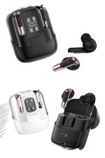 4 Adet Çift Kulaklık Dijital Göstergeli Yüksek Ses Kaliteli Bluetooth Kulaklık - Görsel 4