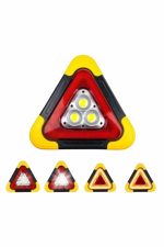 Reflektör Güneş Enerjili Taşınabilir Portatif Acil Güvenlik Işığı Araba Acil Uyarı Işığı - Görsel 2