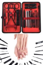 17 Parça Manikür Pedikür Seti El Ayak Bakım Seti Tırnak Makası Törpü - Görsel 3