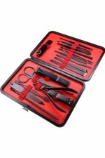 17 Parça Manikür Pedikür Seti El Ayak Bakım Seti Tırnak Makası Törpü - Görsel 4