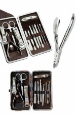 Tırnak Bakım Seti Tırnak Düzeltme Batık 12 Parça Çanta Tipi Manikür Pedikür - Görsel 3