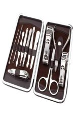 Tırnak Bakım Seti Tırnak Düzeltme Batık 12 Parça Çanta Tipi Manikür Pedikür - Görsel 4