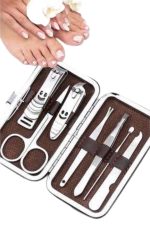 Deri Çanta Hediyeli 7 Parça Manikür-Pedikür Tırnak Bakım Seti - Görsel 4