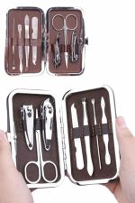 Deri Çanta Hediyeli 7 Parça Manikür-Pedikür Tırnak Bakım Seti - Görsel 5