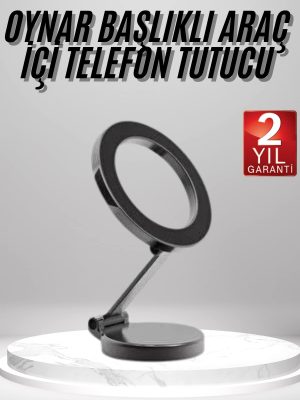 Magsafe Telefon Tutucu 360 Dönebilen Ayarlanabilir Araç İçi Tutucu
