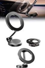 Magsafe Telefon Tutucu 360 Dönebilen Ayarlanabilir Araç İçi Tutucu - Görsel 4