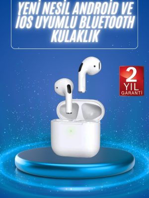 4.Nesil Bluetooth Kulaklık Yüksek Ses Kaliteli Dokunmatik Kontrol Özellikli