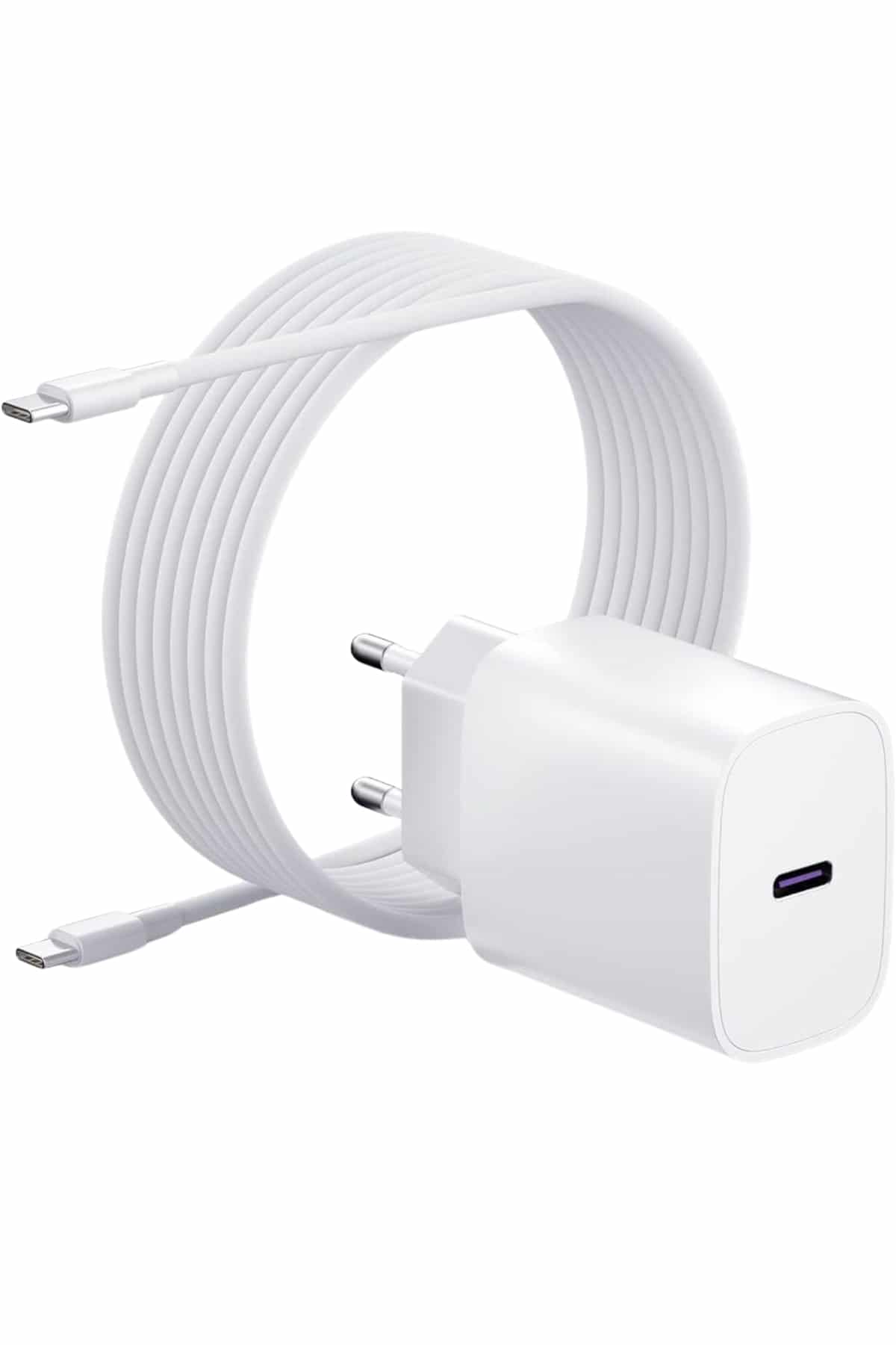 1214833_3-143.jpg Hızlı Şarj Güç Adaptörü Şarj Aleti İOS Uyumlu 15/Pro/Pro Max - Görsel 3