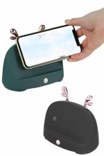 Bluetooth Hoparlör Uzun Pil Ömrü Yüksek Ses Kaliteli Kablosuz Telefon Tutma - Görsel 3