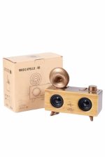 Gramafon Radyo Bluetooth Hoparlör Nostaljik Radyo FM Radyo - Görsel 2