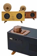 Gramafon Radyo Bluetooth Hoparlör Nostaljik Radyo FM Radyo - Görsel 5