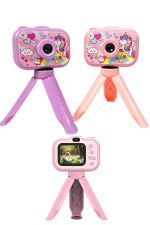 Çocuklara Özel Ayaklı Mini Fotoğraf Makinesi Dijital LCD Ekran - Görsel 4