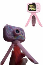 Ayaklı Çocuk Kamerası Tripodlu Mini 1080p Hd Çocuk Kamera - Görsel 2