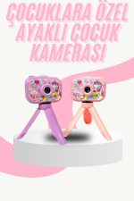 Çocuk Için Eğitici Video Kamera Ayaklı Mini Fotoğraf Makinesi