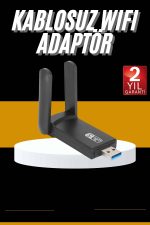 Mbps Wifi Alıcı Kablosuz Wifi Adaptörü Çift Band Çift Antenli