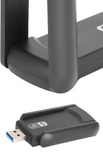 Mbps Wifi Alıcı Kablosuz Wifi Adaptörü Çift Band Çift Antenli - Görsel 3