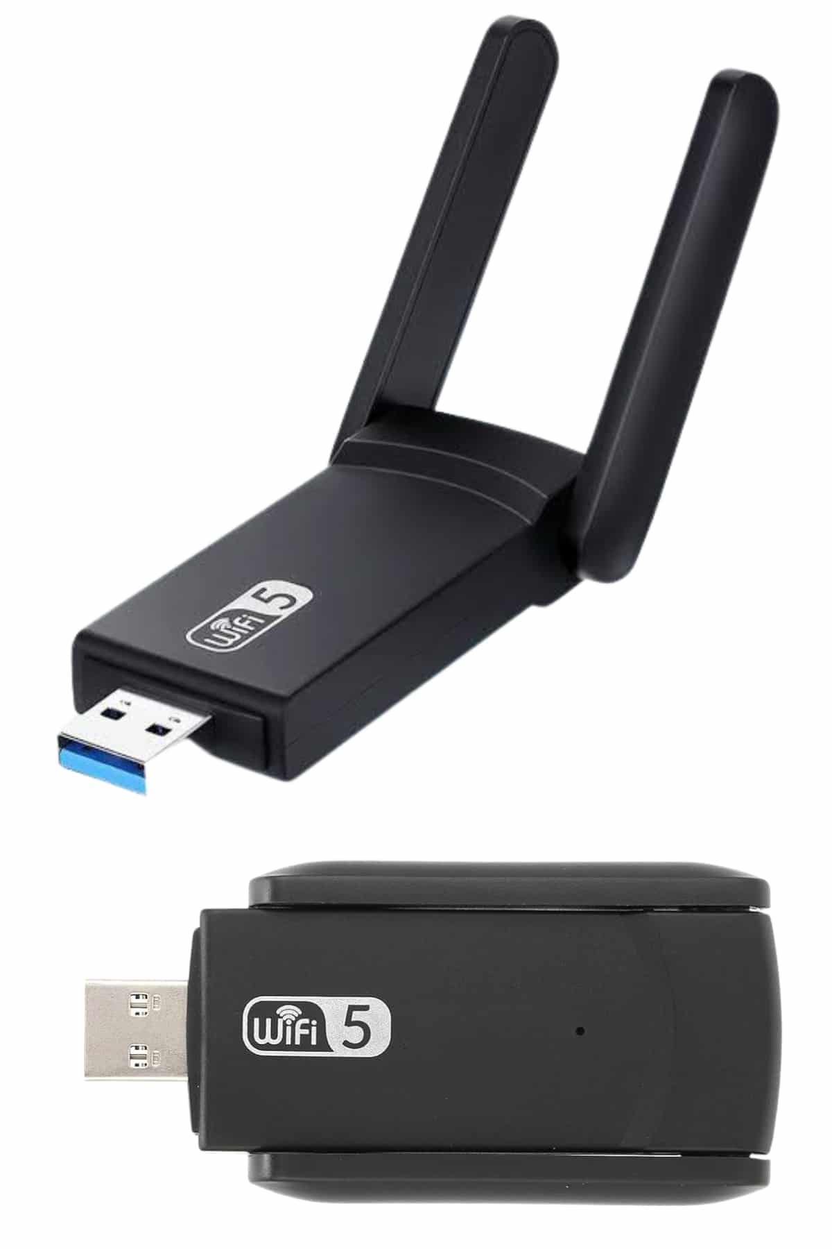 1214854_14-135.jpg Mbps Wifi Alıcı Kablosuz Wifi Adaptörü Çift Band Çift Antenli - Görsel 4