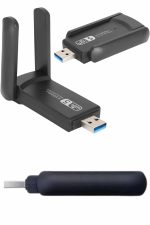 Wifi Alıcı Dual Band Usb 3.0 Adaptör Kablosuz Windows 7/8/10/11 - Görsel 2