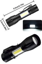 Uzun Menzilli Şarjlı El Feneri Uzun Ömürlü Led Işık Lamba - Görsel 3