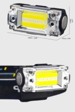 Sensörlü Kamp Lambası Ayarlanabilir Kafa Lambası Kafa Bantlı - Görsel 3