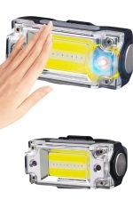 Yüksek Işıklı Şarjlı ve Sensörlü LED Kafa Lambası Kamp Lambası - Görsel 3