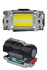 Yüksek Işıklı Şarjlı ve Sensörlü LED Kafa Lambası Kamp Lambası - Görsel 4