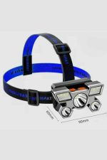 5 LED Far Şarj Edilebilir Güçlü Kafa Lambası Kamp Lambası 4 Modlu - Görsel 5